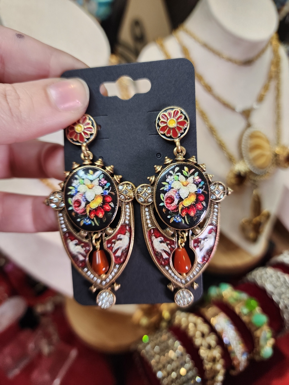 Victorian Style Earrings / 925 Posts